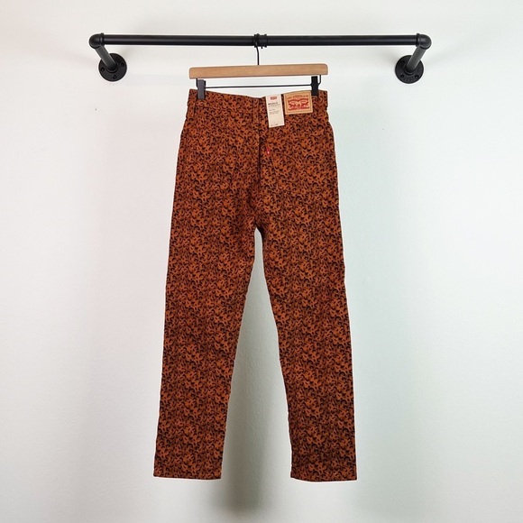 Levi's Brown Patterned Straight Leg Pants - Picture 11 of 13